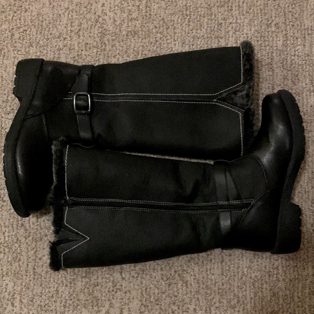 Totes Black Waterproof Boots